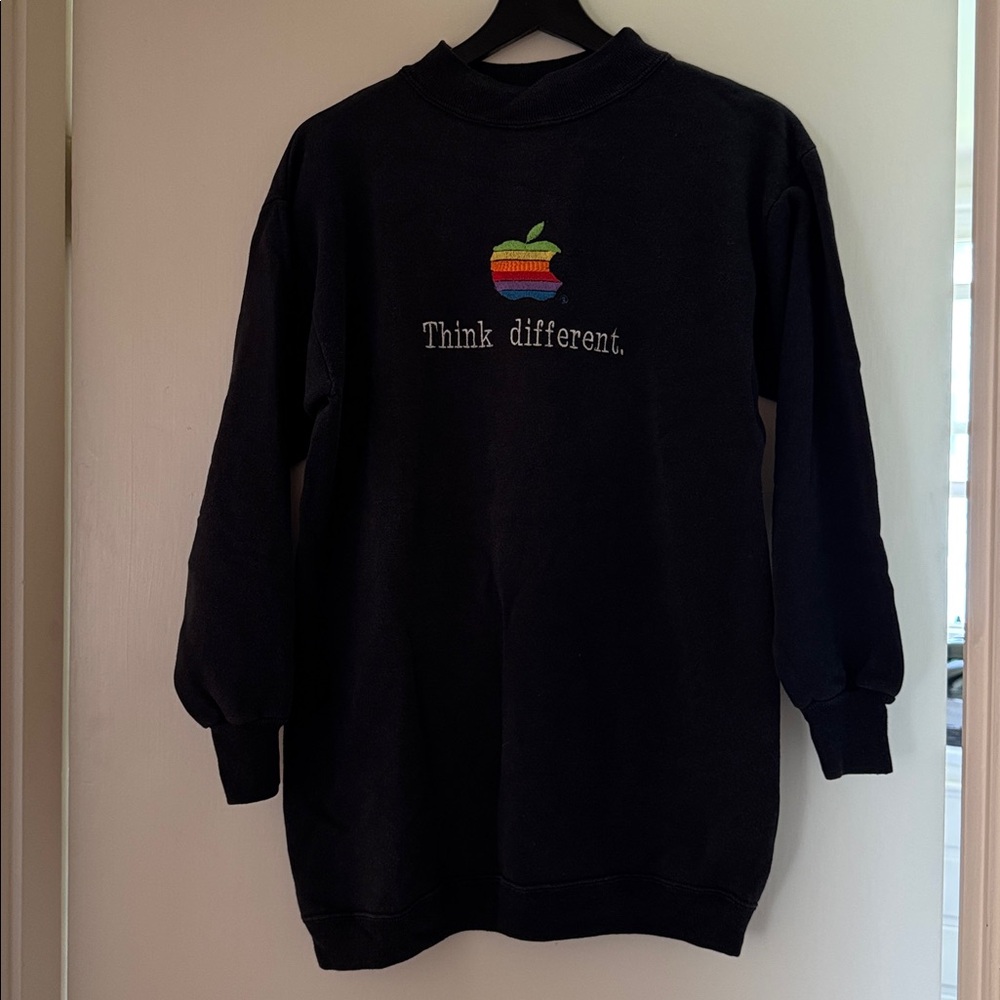 Vintage Apple Inc. Sweatshirt - Mockneck - Think Different